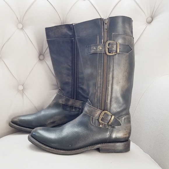 Bed Stu Shoes - Bed Stu | Gogo Black Leather Boots | 9